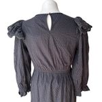 Universal Threads NWT, Universal Thread Ruffle Long Sleeve Ruffle Dress Dark Gray, Sz XS Photo 7