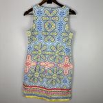 London Times Dress 8 Floral Paisley Sheath Multicolor Mod Boho Resort 70s Retro Photo 1