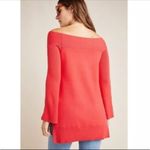 Anthropologie Elise Ribbed Tunic Red Bell Sleeve
Sweater Top Knit Shirt XS Photo 2