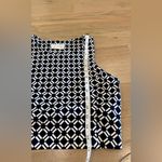 Lou & grey LOFT Geo Luvstretch Racerback Bralette blue white geometric medium Photo 8