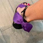 Elegant Purple and Black Women's Heels. Size 7.5 Photo 7