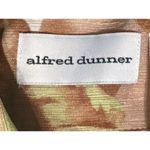 Alfred Dunner Size 12 Yellow Silk Blend Jacket Floral Trim Textured Lining Photo 9