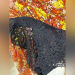 Free People Floral Ruffle Lace Bodysuit | Sheer Long Sleeve | Size Large Photo 10