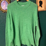 Aerie  Oversized Soft Sweater Size Small Green Photo 0