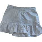 Y2K style pleated corduroy mini Minga London Women's Grey Skirt Gray Size 3X Photo 1