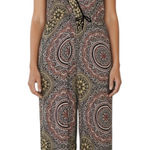 Xhilaration  Boho Medallion Print Wide Leg Jumpsuit Spaghetti Strap Photo 0