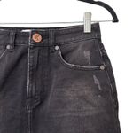 One Teaspoon Faded Distressed Mini Denim Skirt Sz 26 Photo 2