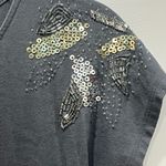 Apt. 9  Charcoal Sequin Accent Women's Tee Photo 1