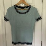 Karl Lagerfeld Academica Short Sleeve Pullover Sweater Photo 0