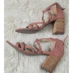 Matisse Aiden Heeled Sandals Sz 9 Anthropologie New *defect Pink Photo 3