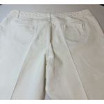 Ashley Stewart Capri Pants Womens White Denim Jeans Straight Leg Plus Size 18W # Photo 3