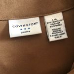 Covington TAN BOHO FAUX SUEDE JACKET BUTTON DOWN Photo 4