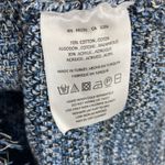 Anthropologie  Holding Horses Blue Fringed Kint Sweater Dress Small Photo 10