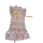French Connection  Flores Verona Stretch Smocked Ruffled Mini Dress Womens Size M Photo 6