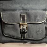 Dooney & Bourke  Black Signature East/West Canvas Shoulder Bag Photo 3