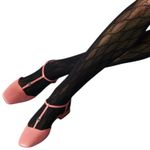 Gucci  Double GG T Strap Patent Leather Ballet Flat Pink Size 39.5 Photo 1