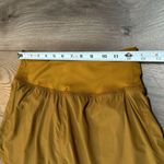 Madewell High Rise Lined Running Shorts Brown Mustard Size Small Photo 5