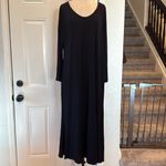 Banana Republic  stretchy scoop neck long sleeve maxi dress Photo 1