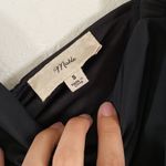 NWOT Cut Out Mini Dress with Sheer Balloon Long Sleeves Black Photo 4