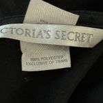 Victoria's Secret  Nightgown Women Large Black‎ Mini Slip Dress Cowl Neck Lingerie Photo 6