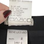 René Lezard Wool Women’s Black Pencil Skirt Double Slitted Size 10 (40) Photo 4