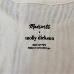Madewell  x Molly Dickson Raw Hem Tank Top White XS Photo 5