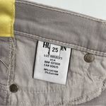 Hudson Jeans NWT Hudson Loulou‎ Tuxedo Skinny Jeans Gray with Yellow Stripe Size 25 Photo 6