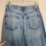 Favorite Daughter jeans: The Masha Super High Rise Wide Leg Crop in Dublin 27 Blue Photo 6
