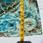 Cache turquoise, brown, white, animal leopard floral print dress Sz 2 Photo 13