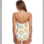 Kate Spade New York Cream Oranges Print One Piece Swimsuit Sz.M Photo 3