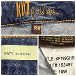 Kut From The Kloth  Jeans Katy Boyfriend Mid Rise Dark Wash Women’s Plus Size 18W Photo 4
