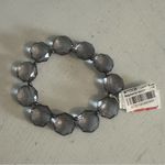 Macy's Large Crystal Beaded‎ Stretchy Bracelet Photo 1