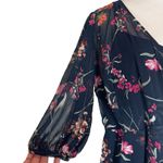 Calvin Klein  Floral Maxi Dress Size 20W Hi Low Tiered Faux Wrap Cottage Modest Photo 6