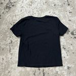 Wilfred  Black Ribbed Short Sleeve Top Size Large Photo 1