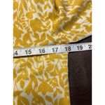 JILLIAN JONES Floral Silk Blend Cardigan Button Front Top Womens S Vintage Yellow Photo 8