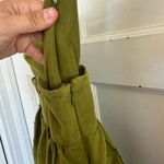 Maeve Anthropologie  chartreuse green strapless a-line dress size 4 Photo 2