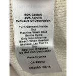 Talbots -3.  Women's Velvet Detail Cable Knit Sweater Off-White Black Medium Peti Photo 6