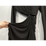 Off-White Black Cut Out Draped Ruched Dress IT 42 NWOT Photo 2