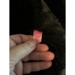 NFL PINK M Sequin Indianapolis COLTS Jacket Hoody Faux Fur Zip Front Bling Gray Size M Photo 10