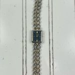 Pierre Nicol Vintage Gold and Black Chain Link Watch Unisex Photo 1