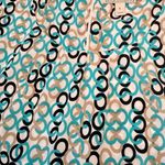 Dana Buchman | Sleeveless Chain Print Blouse | Large Photo 4