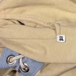 Samaria Leah Nicki Sweats Jogger Pants Oat Denim Lace Photo 6