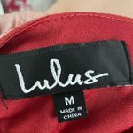 Lulus  Tidewater Rust Red Embroidered Romper Photo 4