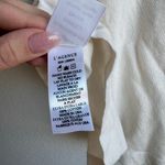 L'Agence L’Agence Becca Vintage White Short Sleeve V Neck 100% Cotton t Shirt Size XXL Photo 8