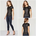 Bailey 44 Top Celebration Black Sequined Crewneck Short Sleeve Top XS NEW Photo 12