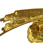 Vintage JJ Artifacts 3" Shooting Star Rhinestone Wish I May Silver Metal Brooch Gold Photo 4