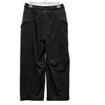 Athleta ‎ Women's Ultimate Crop Pants Wide Leg Drawstring Pockets Black Size MT Photo 1