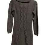 Cowl Neck Wool Blend Bodycon Knit Sweater Dress XS Photo 11