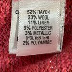 St. John  Pink Wool Linen Blend Suit Jacket Size 14 Photo 7