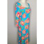 Lilly Pulitzer ‎ Newport Knit Shift Shirt Dress Floral Bootyinere Beach Coastal L Photo 3